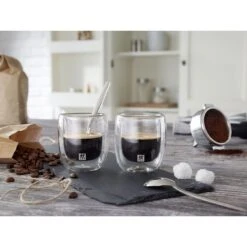 Zwilling Doppelwandiges Glas, Espresso 80 Ml / 2-tlg 13 Zwilling Doppelwandiges Glas, Espresso 80 Ml / 2-tlg -Zwilling Geschäft 000007904