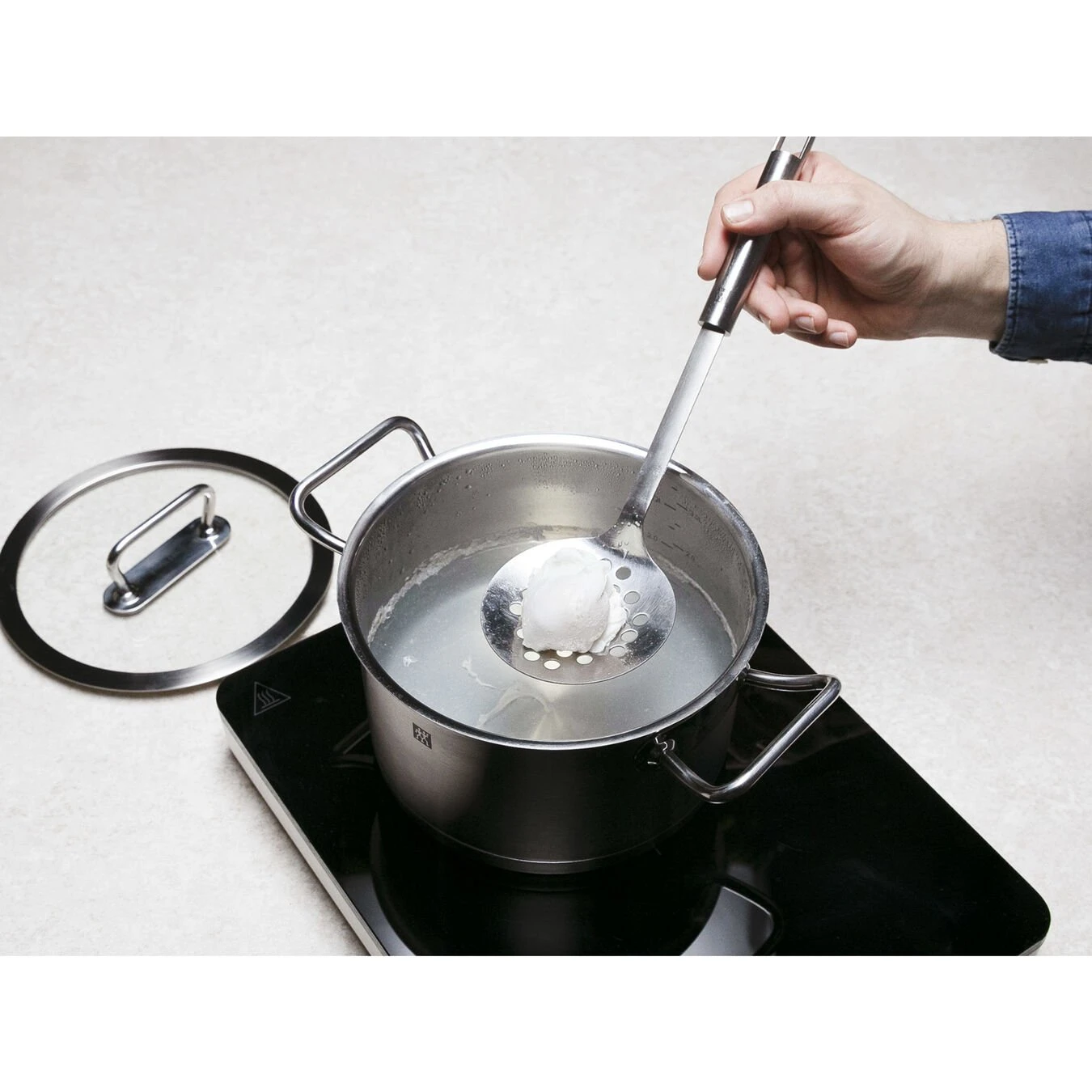 Zwilling Schaumkelle, 33 Cm, 18/10 Edelstahl 4 Zwilling Schaumkelle, 33 Cm, 18/10 Edelstahl – Bild 2