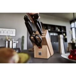 Zwilling Messerblockset 8-tlg, Natur -Zwilling Geschäft 424415690